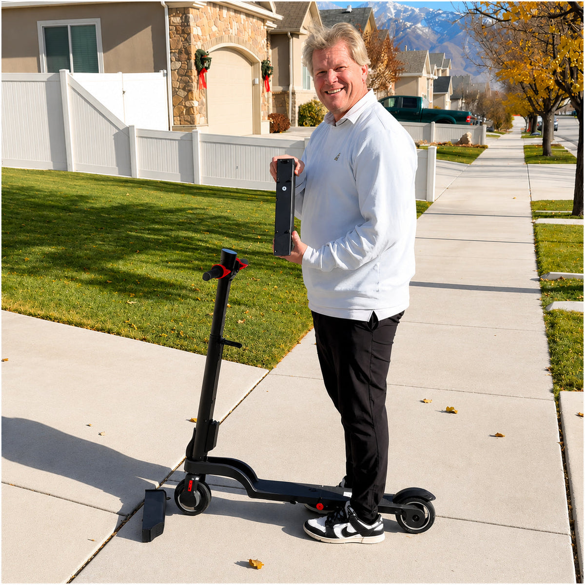 HX X6 flodable Electric Backpack Scooter for Teens