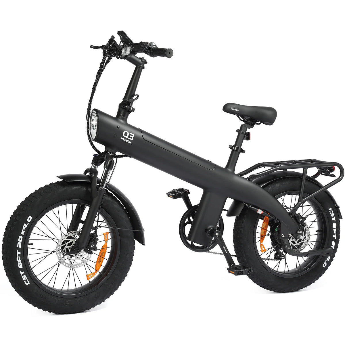 HX Q3 Fat Tire All-terrain Electric Bike-with free fender and rear rack